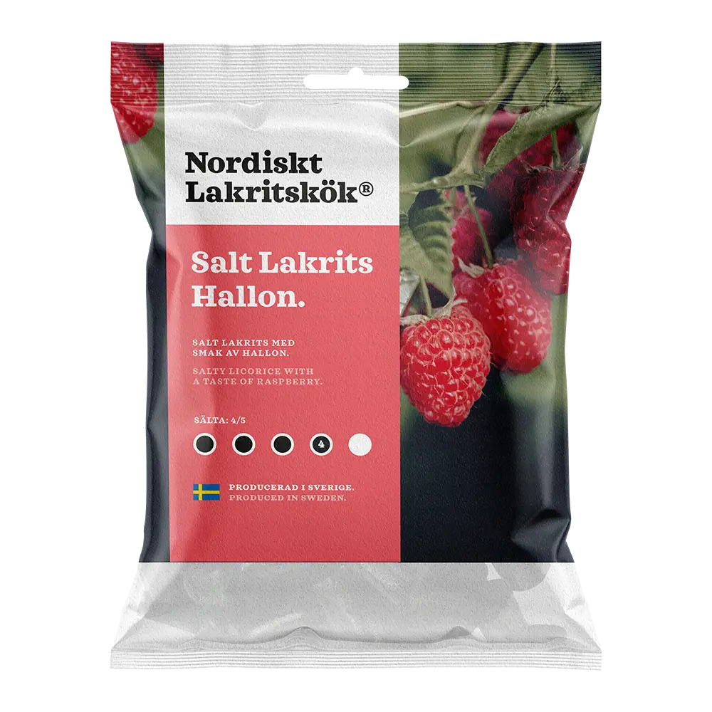 Nordiskt Lakritskök - Salt Lakrits Hallon