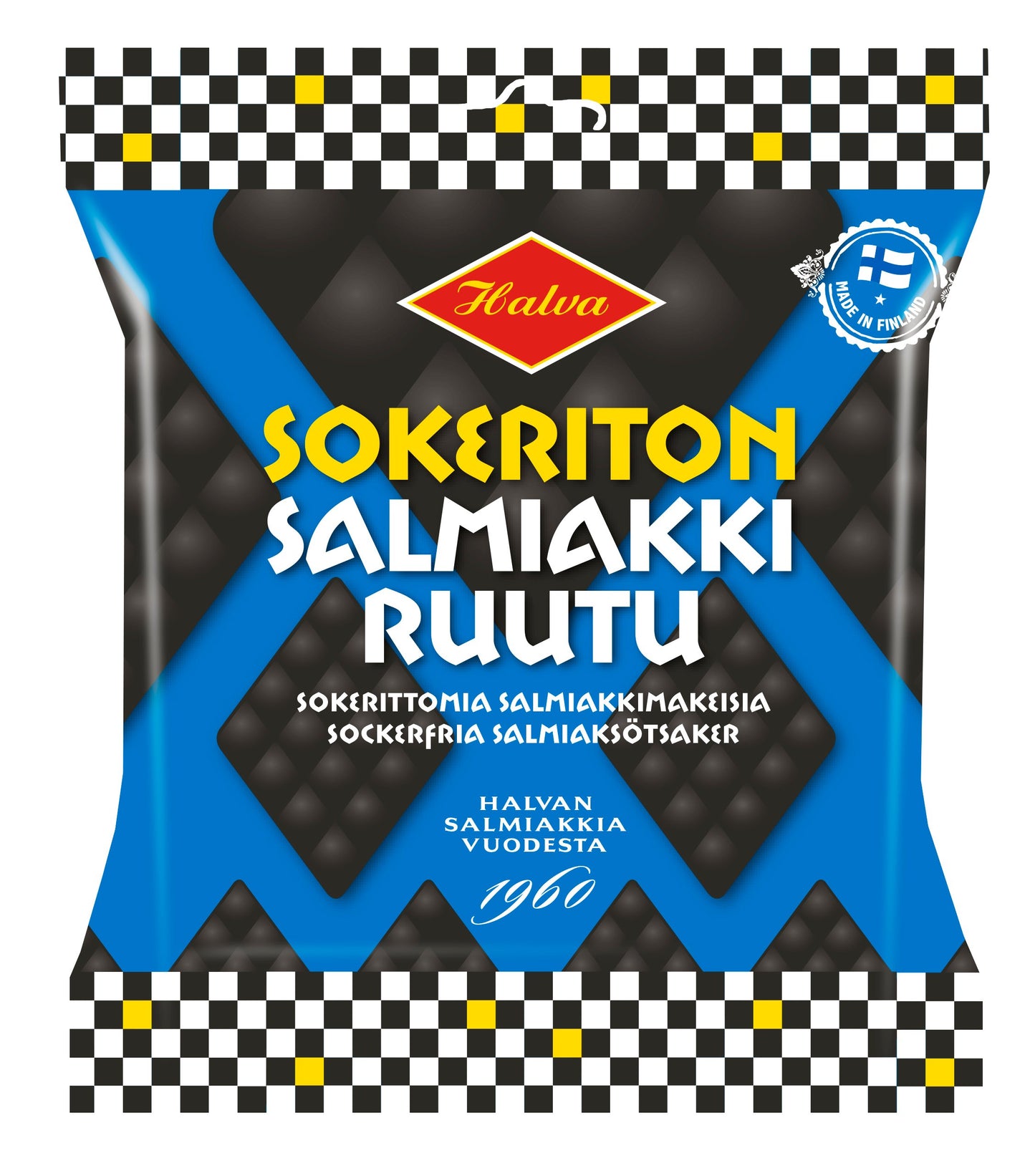 Halva - Sockerfria Saltlakritsrutor