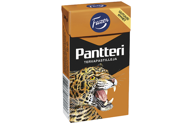 Fazer - Pantteri Tjärpastiller