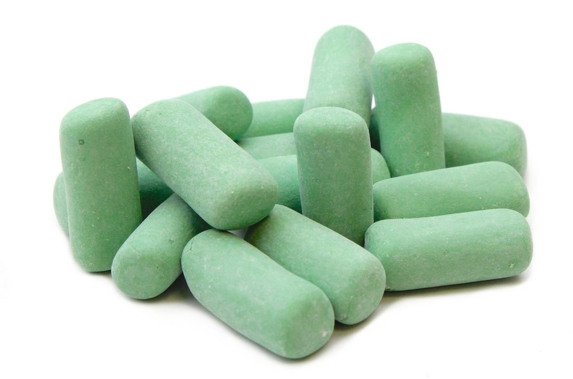 Gröna Skolkritor / Extra kraftig mint