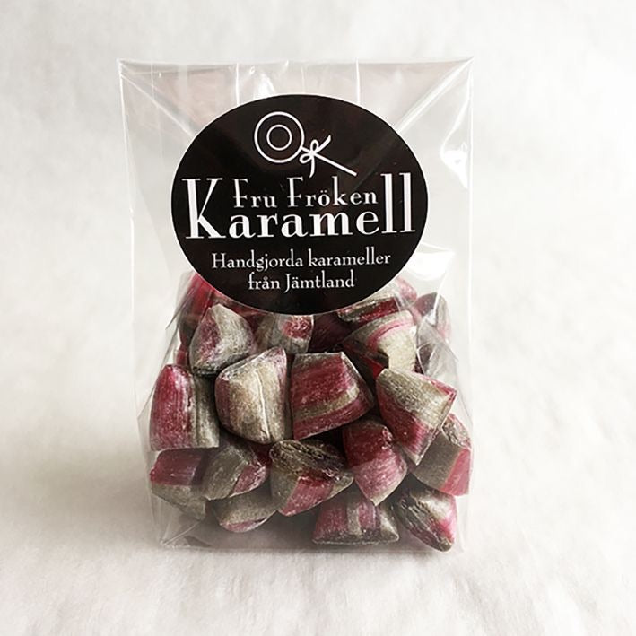 Fru Fröken Karamell - Hallonsalta Karameller