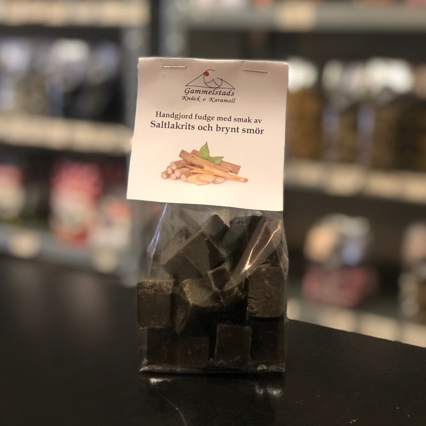 Gammelstads Knäck & Karamell - Saltlakritsfudge Med Brynt Smör