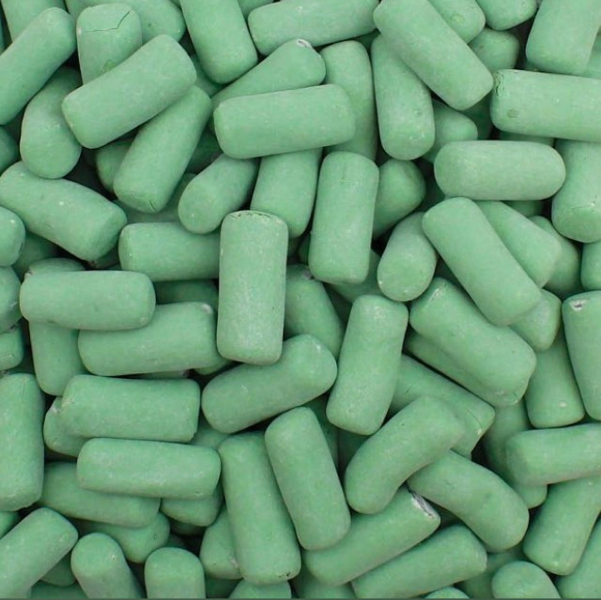 Gröna Skolkritor / Extra kraftig mint
