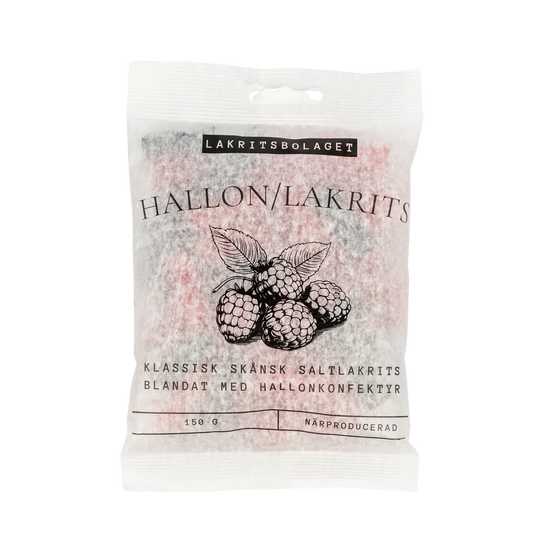Lakritsbolaget - Hallon/Saltlakrits