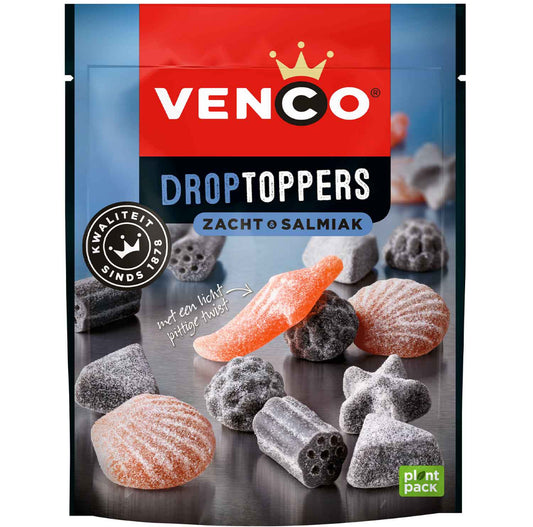 Venco - Droptoppers Zacht & Salmiak