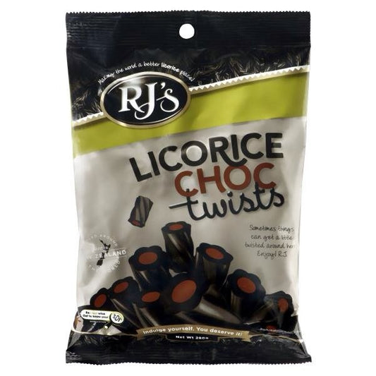 RJ's - Liquorice Choc Twists