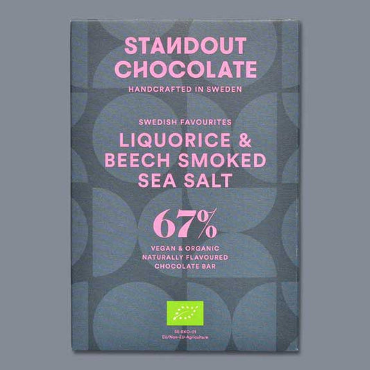 Standout Chocolate - Liquorice & Beech Smoked Sea Salt