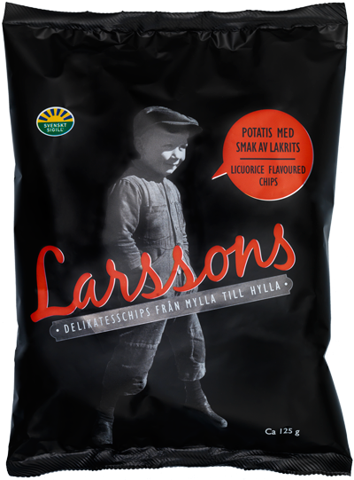 Larssons Chips - Lakritschips